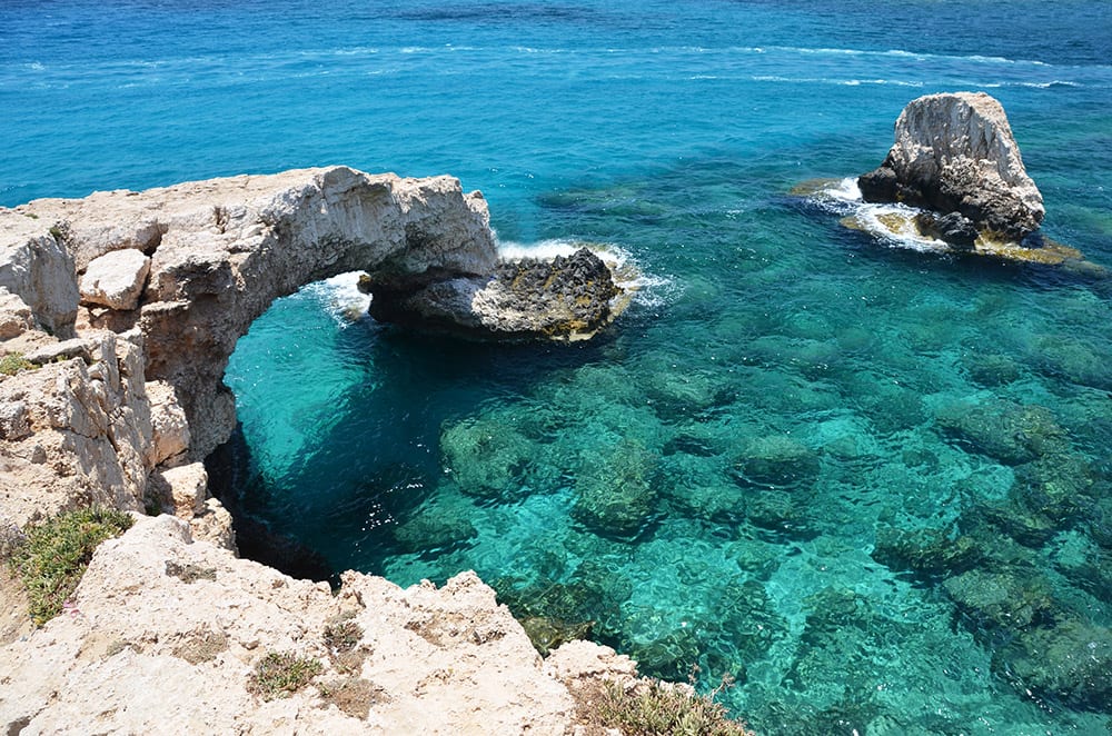 Destination wedding venue in Cyprus with crystal water views