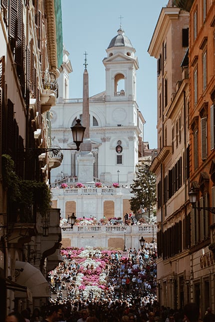 luxury destination wedding in Rome