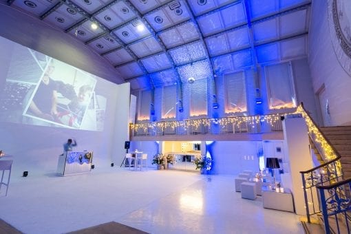 Afterparty set for a celebrity wedding at a London venue