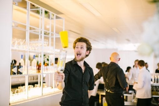 Top London flair barman at a corporate and brand event in London