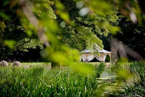 Beautiful outdoor ceremony in the Cotswolds