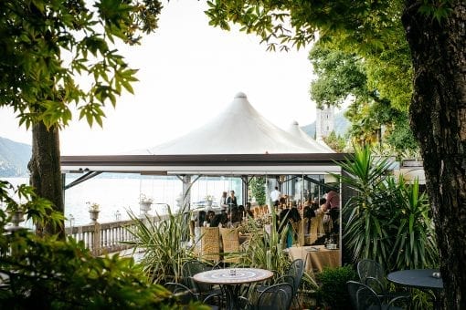 Rehearsal dinner for a Nigerian white wedding in Lake Como, Italy