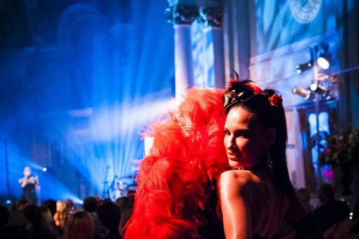 The IT girls performing at a lavish birthday party at One Marylebone