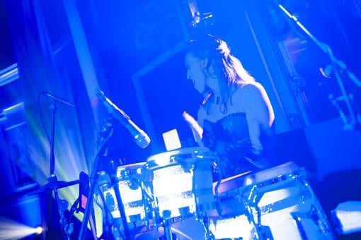All female band performing at a private event at One Marylebone