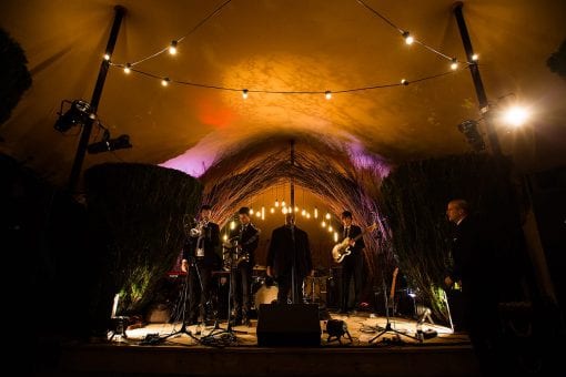 Wedding afterparty in the English countryside