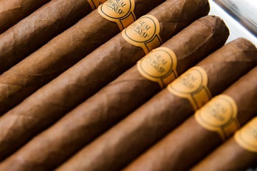 Quai d'orsay cigars at a high end party in London