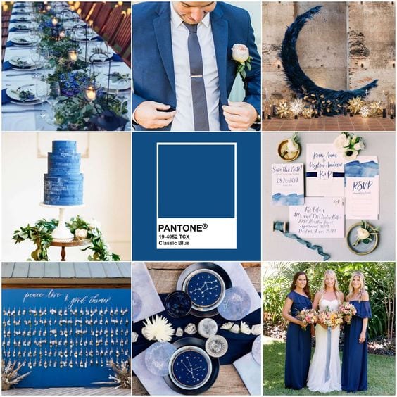 Classic blue wedding inspiration